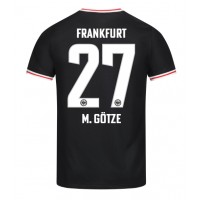 Stroje piłkarskie Eintracht Frankfurt Mario Gotze #27 Koszulka Wyjazdowej 2023-24 Krótki Rękaw